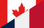 Canadian French Flag